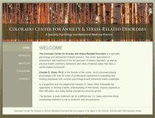 Tablet Screenshot of coloradoanxietycenter.com